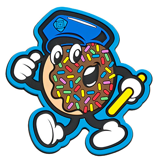 5.11 3D Rubber Patch mit Klettflche Sweet Beat fullcolor