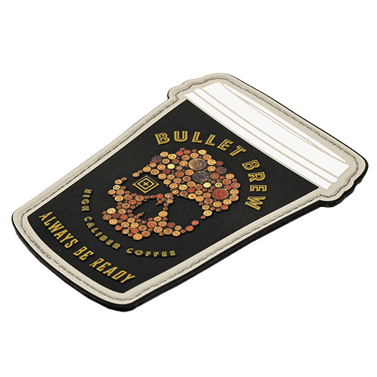 5.11 3D Rubber Patch mit Klettflche Bullet Brew fullcolor Bild 1