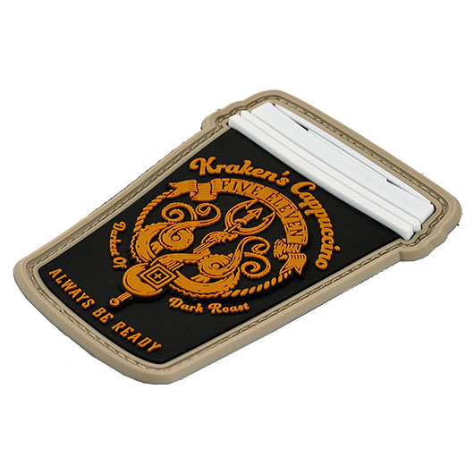 5.11 3D Rubber Patch mit Klettflche Kraken Cappuccino fullcolor Bild 1