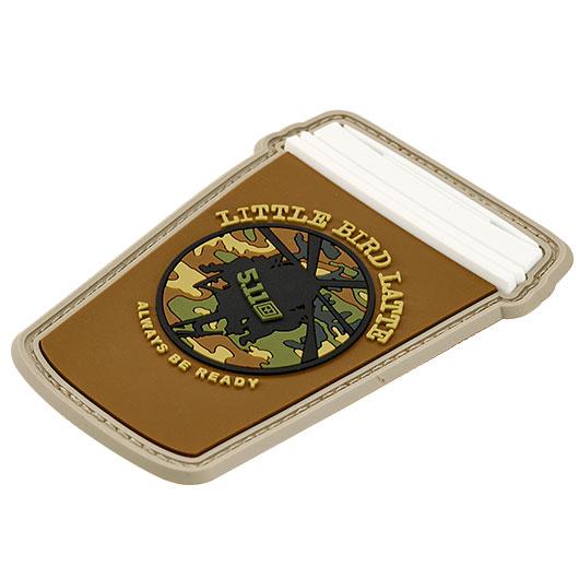 5.11 3D Rubber Patch mit Klettflche Little Bird Latte fullcolor Bild 1