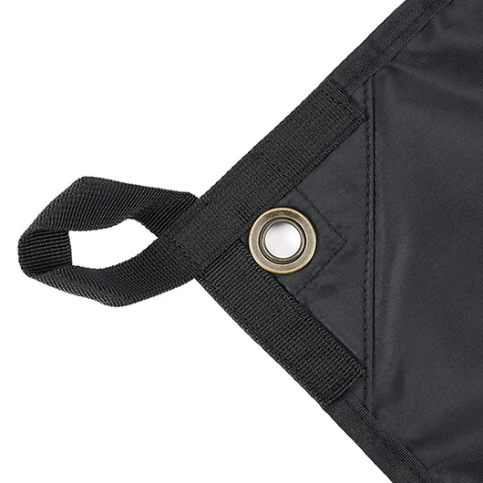 Brandit Premium Tarp 300 x 300 cm schwarz inkl. Transportbeutel und Meshtasche Bild 1