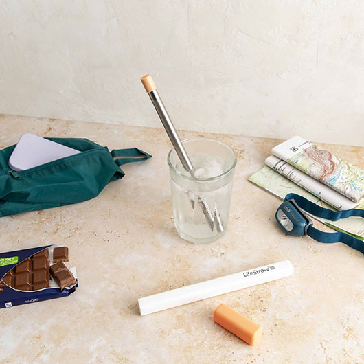 LifeStraw Wasserfilter-Strohhalm Sip apricot Bild 2