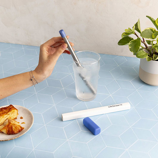 LifeStraw Wasserfilter-Strohhalm Sip stormy blue Bild 2
