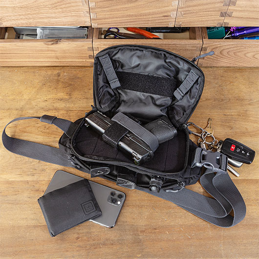 5.11 Bauchtasche COVRT Carry Pistol Pouch 3 Liter dunkelgrn Bild 8