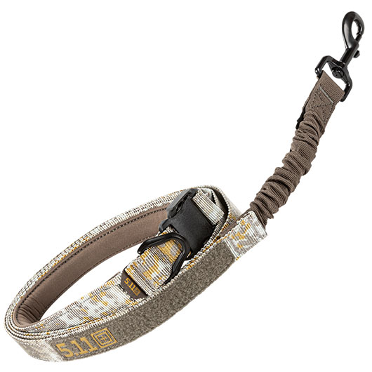 5.11 Hundeleine Mission Ready Modular 2,13 m Badlands Tan Punc-Tarn mit Bungee-System Bild 2