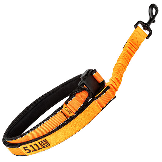 5.11 Hundeleine Mission Ready Modular 2,13 m orange mit Bungee-System Bild 2