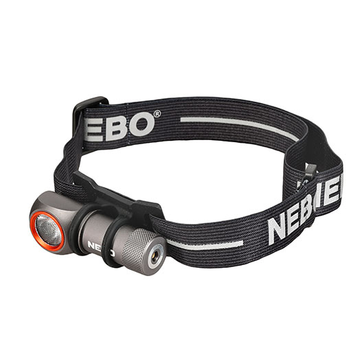 Nebo LED-Stirnlampe Einstein 600+ Aluminium 600 Lumen grau inkl. Ladestation Bild 3