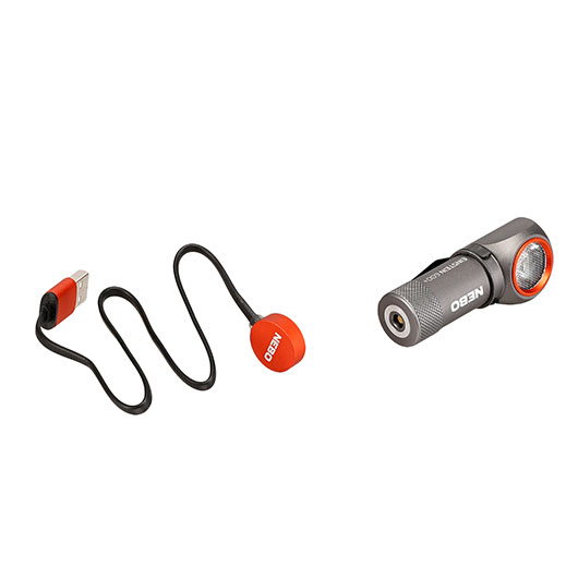 Nebo LED-Stirnlampe Einstein 600+ Aluminium 600 Lumen grau inkl. Ladestation Bild 9