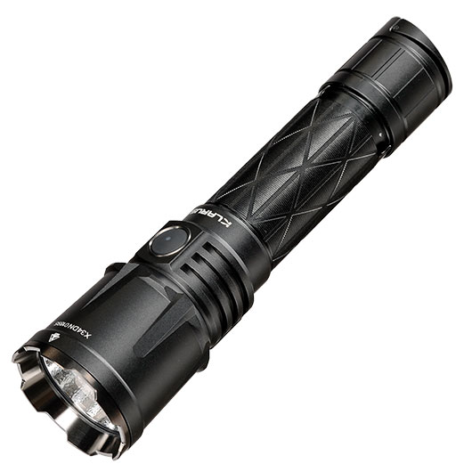 Klarus LED-Taschenlampe XT21X Pro 4400 Lumen schwarz inkl. USB-C Ladekabel, Li-Ionen-Akku, Lanyard, Grtelclip & Nylonholste