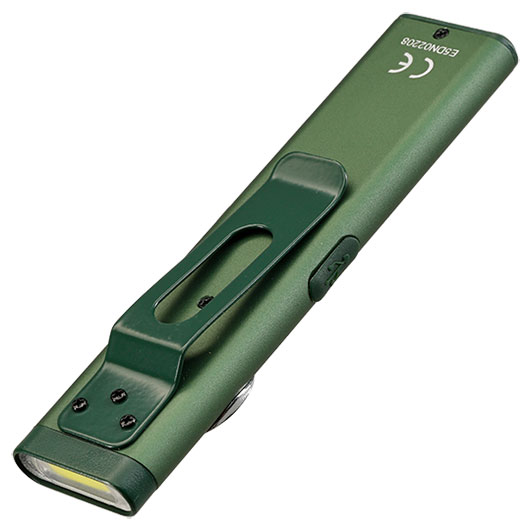 Klarus LED-Taschenlampe E5 470 Lumen forest green inkl. USB-C Ladekabel & Clip Bild 1