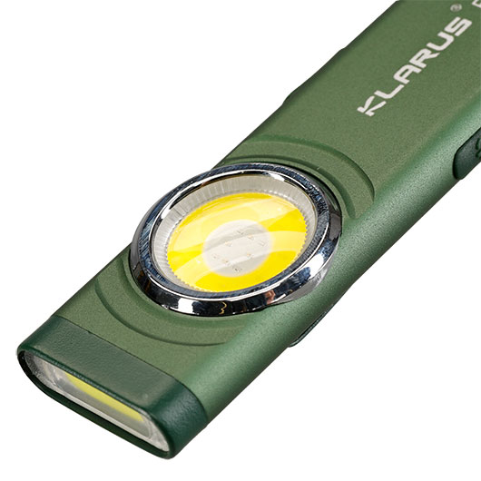 Klarus LED-Taschenlampe E5 470 Lumen forest green inkl. USB-C Ladekabel & Clip Bild 6