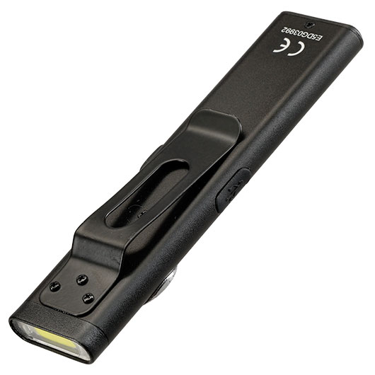 Klarus LED-Taschenlampe E5 470 Lumen schwarz inkl. USB-C Ladekabel & Clip Bild 1