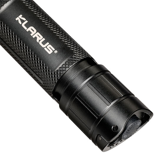 Klarus LED-Taschenlampe XT12GT Pro 1600 Lumen schwarz inkl. USB-C Ladekabel, Li-Ionen-Akku, Lanyard & Nylonholster Bild 8