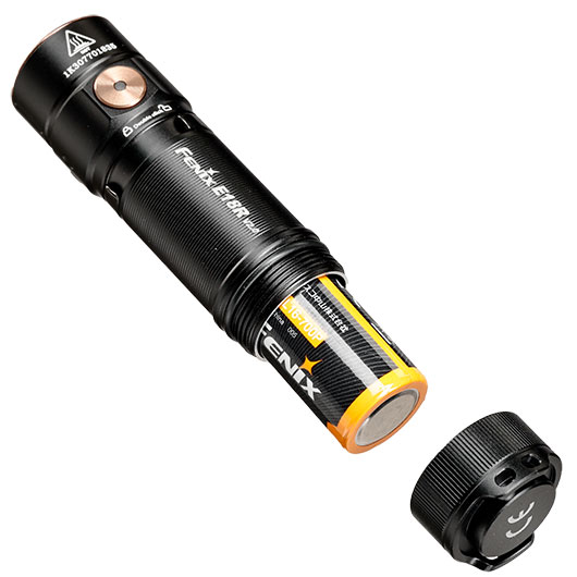 Fenix LED-Taschenlampe E18R V2.0 1200 Lumen schwarz inkl. USB-C Ladekabel, Lanyard & Grtelclip Bild 5
