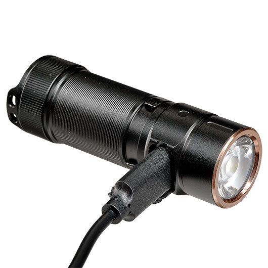 Fenix LED-Taschenlampe E18R V2.0 1200 Lumen schwarz inkl. USB-C Ladekabel, Lanyard & Grtelclip Bild 6