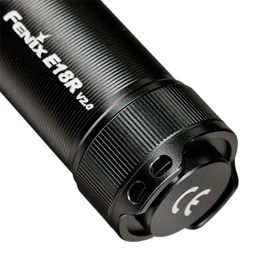Fenix LED-Taschenlampe E18R V2.0 1200 Lumen schwarz inkl. USB-C Ladekabel, Lanyard & Grtelclip Bild 8