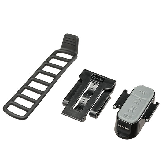 Fenix LED-Rotlicht BC05R V2.0 15 Lumen schwarz inkl. Gummimontage & Befestigungsclip Bild 2