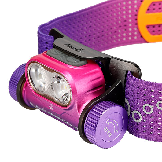 Fenix LED-Stirnlampe HM65R-T V2.0 1600 Lumen nebula inkl. Akku, USB-C Ladekabel & Stirnband Bild 6
