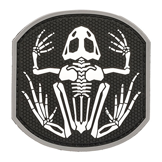 Mil-Spec Monkey 3D Rubber Patch mit Klettflche Frog Skeleton swat