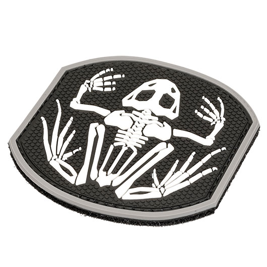 Mil-Spec Monkey 3D Rubber Patch mit Klettflche Frog Skeleton swat Bild 1
