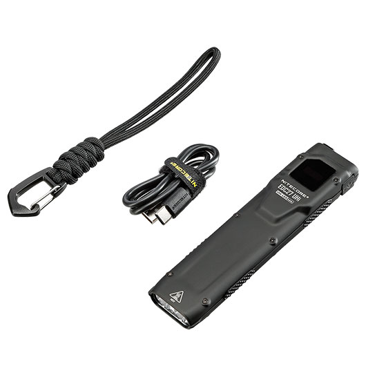 Nitecore LED-Taschenlampe EDC27 UHi 3100 Lumen schwarz inkl. USB-C Ladekabel, Lanyard & Grtelclip Bild 4