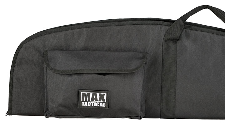MAX Tactical Classic Advanced Nylon Gewehr-Futteral gepolstert mit Zusatztasche fr 118cm Gewehre schwarz Bild 6