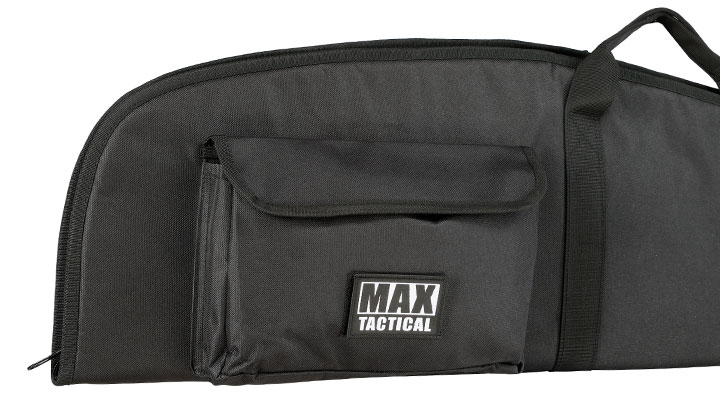 MAX Tactical Classic Advanced Nylon Gewehr-Futteral gepolstert mit Zusatztasche fr 118cm Gewehre schwarz Bild 7