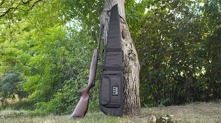 MAX Tactical Classic Advanced Nylon Gewehr-Futteral gepolstert mit Zusatztasche fr 118cm Gewehre schwarz Bild 8