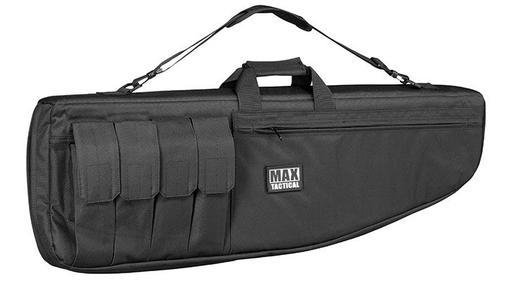 MAX Tactical 101 cm Heavy Duty Single Soft Rifle Bag / Gewehr-Futteral f. ein Gewehr mit Zubehr schwarz