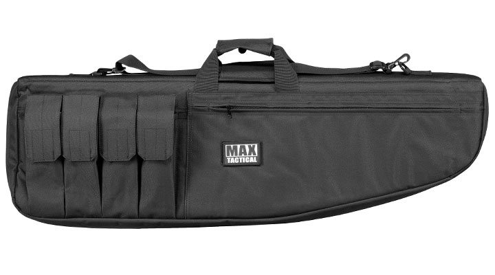 MAX Tactical 101 cm Heavy Duty Single Soft Rifle Bag / Gewehr-Futteral f. ein Gewehr mit Zubehr schwarz Bild 2