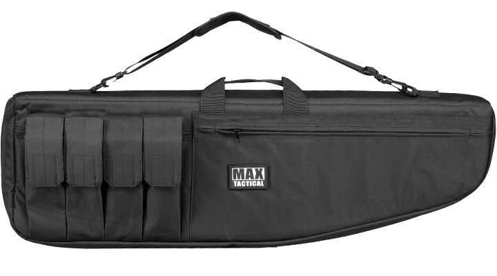 MAX Tactical 101 cm Heavy Duty Single Soft Rifle Bag / Gewehr-Futteral f. ein Gewehr mit Zubehr schwarz Bild 3