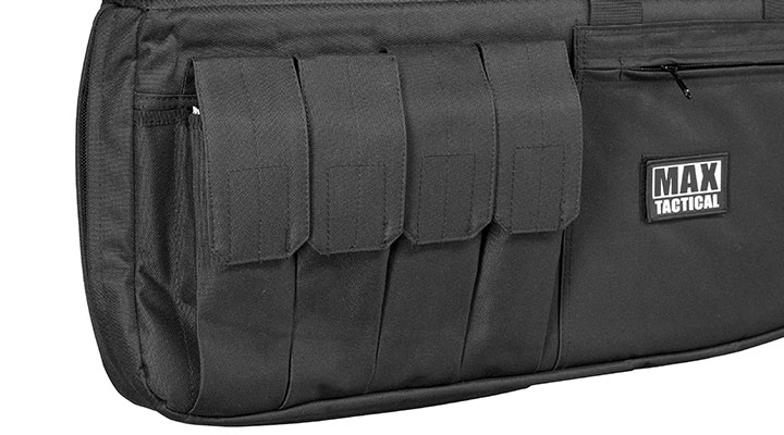 MAX Tactical 101 cm Heavy Duty Single Soft Rifle Bag / Gewehr-Futteral f. ein Gewehr mit Zubehr schwarz Bild 7