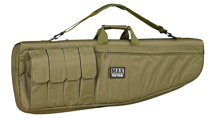 MAX Tactical 101 cm Heavy Duty Single Soft Rifle Bag / Gewehr-Futteral f. ein Gewehr mit Zubehr oliv