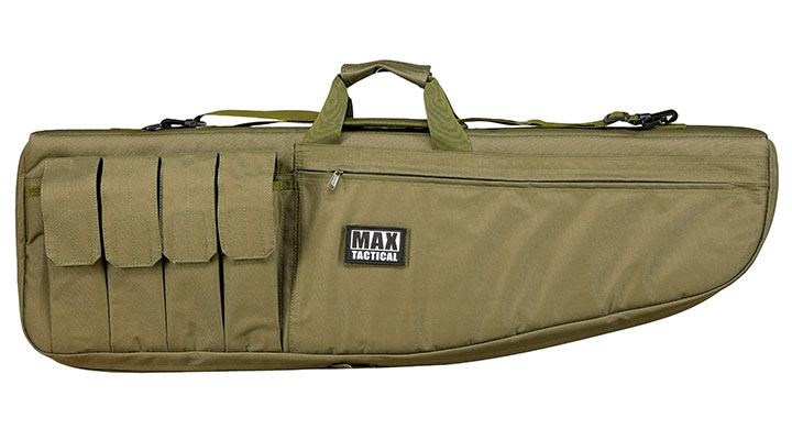 MAX Tactical 101 cm Heavy Duty Single Soft Rifle Bag / Gewehr-Futteral f. ein Gewehr mit Zubehr oliv Bild 2