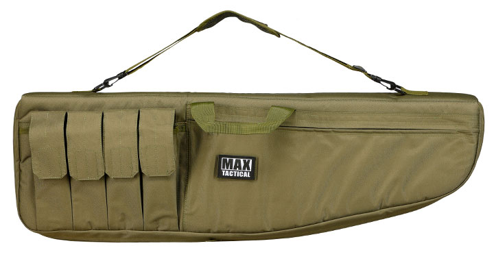 MAX Tactical 101 cm Heavy Duty Single Soft Rifle Bag / Gewehr-Futteral f. ein Gewehr mit Zubehr oliv Bild 3