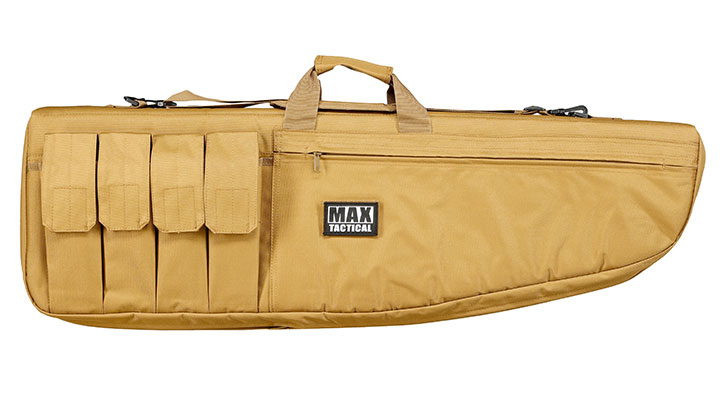 MAX Tactical 101 cm Heavy Duty Single Soft Rifle Bag / Gewehr-Futteral f. ein Gewehr mit Zubehr tan Bild 2