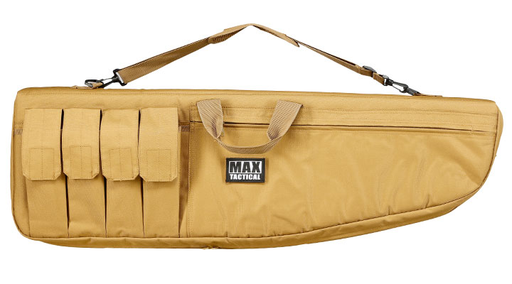MAX Tactical 101 cm Heavy Duty Single Soft Rifle Bag / Gewehr-Futteral f. ein Gewehr mit Zubehr tan Bild 3