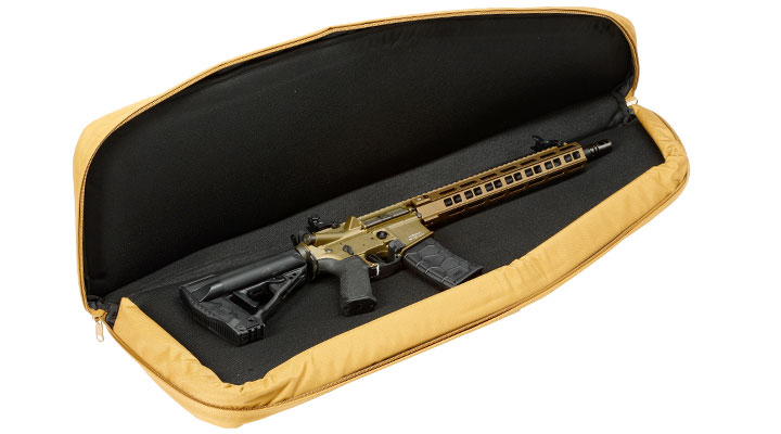 MAX Tactical 101 cm Heavy Duty Single Soft Rifle Bag / Gewehr-Futteral f. ein Gewehr mit Zubehr tan Bild 6