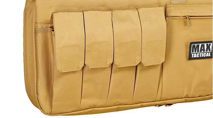 MAX Tactical 101 cm Heavy Duty Single Soft Rifle Bag / Gewehr-Futteral f. ein Gewehr mit Zubehr tan Bild 7