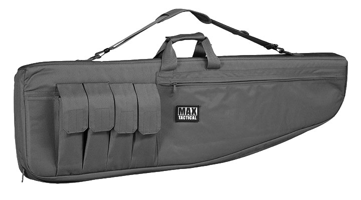 MAX Tactical 122 cm Heavy Duty Single Soft Rifle Bag / Gewehr-Futteral f. ein Gewehr mit Zubehr schwarz