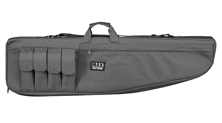 MAX Tactical 122 cm Heavy Duty Single Soft Rifle Bag / Gewehr-Futteral f. ein Gewehr mit Zubehr schwarz Bild 2