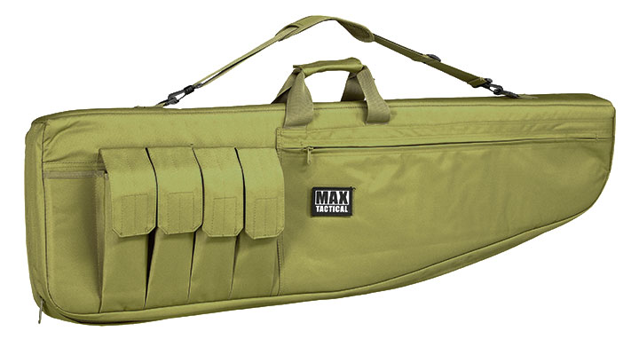 MAX Tactical 122 cm Heavy Duty Single Soft Rifle Bag / Gewehr-Futteral f. ein Gewehr mit Zubehr oliv