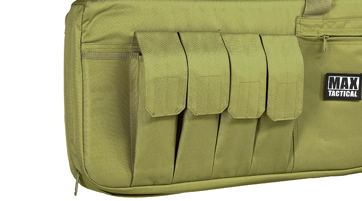 MAX Tactical 122 cm Heavy Duty Single Soft Rifle Bag / Gewehr-Futteral f. ein Gewehr mit Zubehr oliv Bild 7