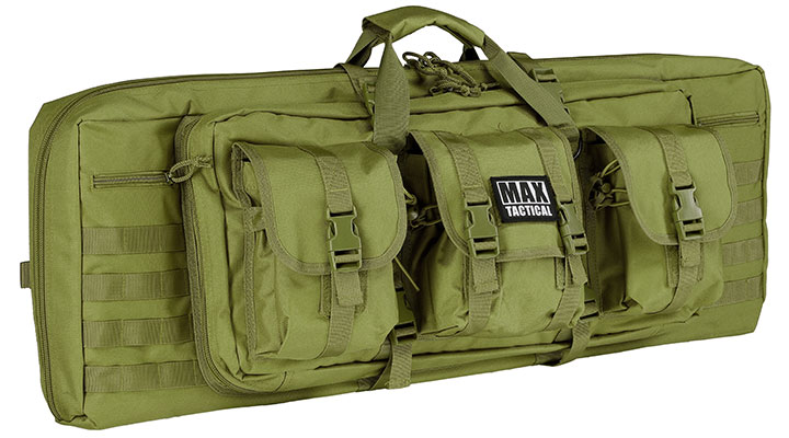 MAX Tactical 94 cm Heavy Duty Deluxe Single Soft Rifle Bag / Gewehr-Futteral f. ein Gewehre mit Zubehr oliv