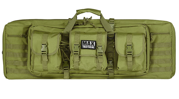 MAX Tactical 94 cm Heavy Duty Deluxe Single Soft Rifle Bag / Gewehr-Futteral f. ein Gewehre mit Zubehr oliv Bild 2