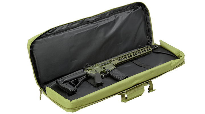 MAX Tactical 94 cm Heavy Duty Deluxe Single Soft Rifle Bag / Gewehr-Futteral f. ein Gewehre mit Zubehr oliv Bild 4