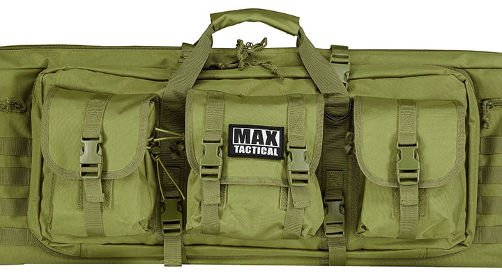 MAX Tactical 94 cm Heavy Duty Deluxe Single Soft Rifle Bag / Gewehr-Futteral f. ein Gewehre mit Zubehr oliv Bild 7