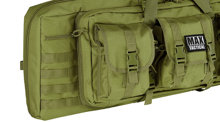 MAX Tactical 94 cm Heavy Duty Deluxe Single Soft Rifle Bag / Gewehr-Futteral f. ein Gewehre mit Zubehr oliv Bild 8