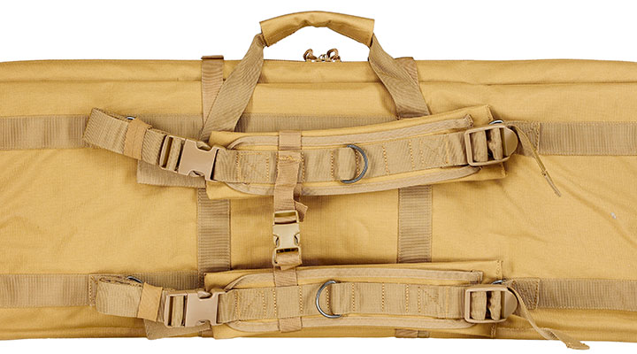 MAX Tactical 94 cm Heavy Duty Deluxe Single Soft Rifle Bag / Gewehr-Futteral f. ein Gewehre mit Zubehr tan Bild 9