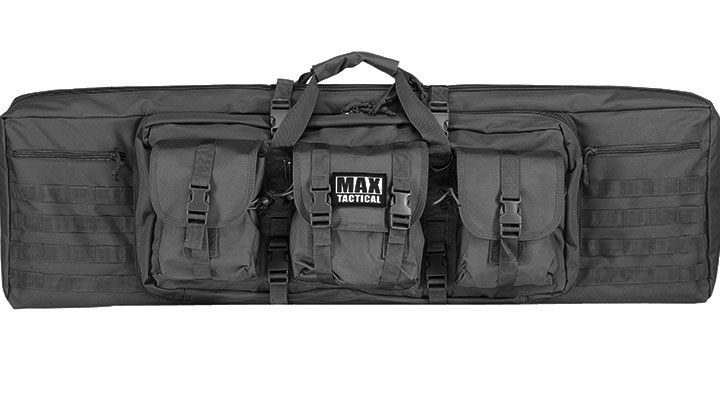 MAX Tactical 109 cm Heavy Duty Deluxe Single Soft Rifle Bag / Gewehr-Futteral f. Gewehr mit Zubehr schwarz Bild 2